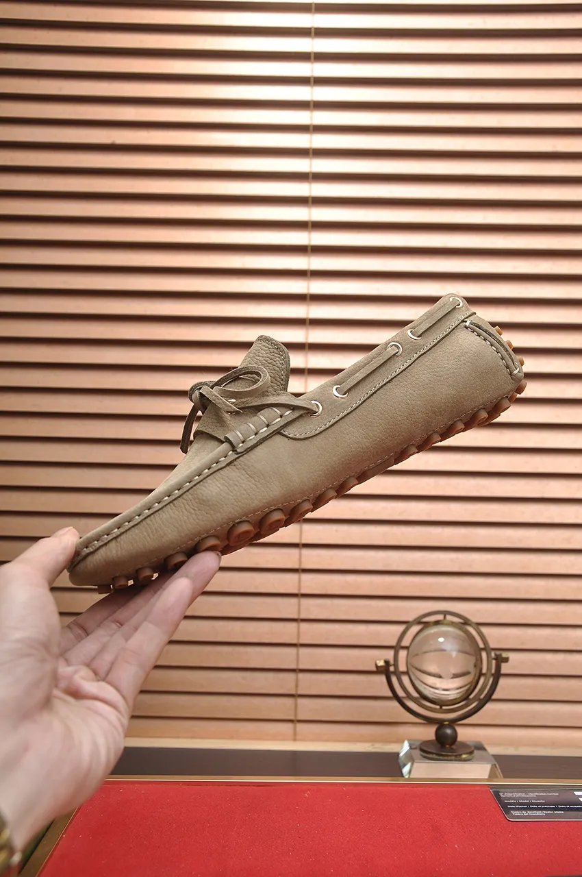 Men's Men's Shoes💰420💶【GUCCI】 (High-end Niuli) New 🍀Gucci*——Gucci Doudou Shoes! Made of imported original cowhide, the inner top layer is comfortable cowhide lining! Original wear-resistant rubber outsole! High quality products! Code number 38-44!